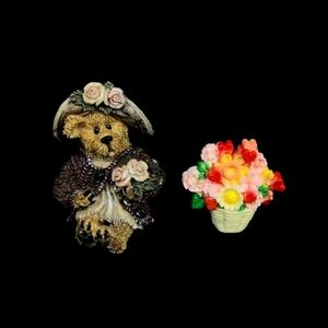 Vintage Resin Brooches